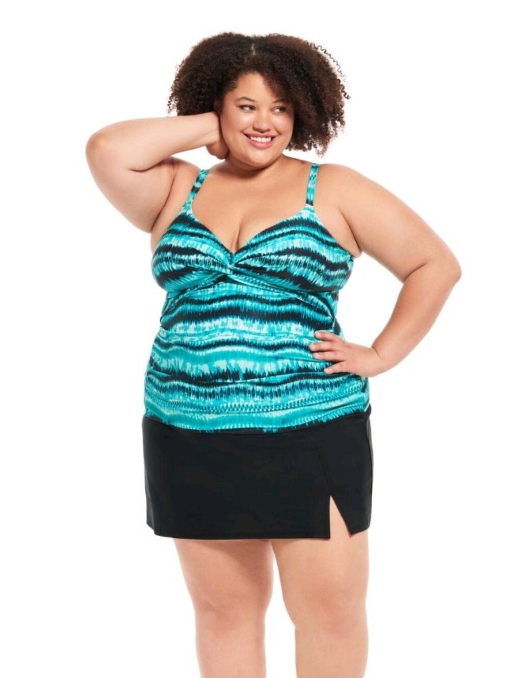 Krista Plus Shape Solution Bust Enhancer Tankini Top – Size 1X NWT - Picture 5 of 8